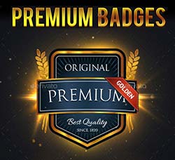 10个高品质的徽章：10 High Quality Premium Badges